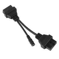 Diagnostikos adapterio laidas 12 kontaktų OBD1 į 16 kontaktų OBD2 20cm7.9in Tinka Mitsubishi black