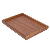 Daugiafunkcinis dekoratyvinis stačiakampis bambukinis padėklas arbatos patiekimui, kosmetikos padėklas viešbučiui, namams, vonios kambariui Medium 31.5x15.75in