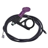 Mountain Bike Dropper Seatpost Lever Bicycles Seatpost Dropper Remote Lever Bike Seats Tube Height Cable Adjustable Lever violetinė