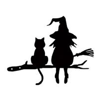 Eerie Necromancer Metal Pin Halloween Outdoor Iron Art Deck For Porch Grass Shadowed Arrange
