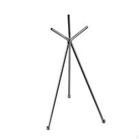 Stiklinio rutulio stovas Laikiklis Pagrindas rutulio atramai Eksponavimui kambariui 8*25cm  Aureate gray