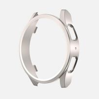 Case for Galaxy Watch 7 40mm 44mm, Hard PC Protective Bumper Compatible with Samsung Galaxy Watch 7 40mm 44mm Accessories. 40mm smėlis