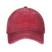 Gorillaz Symbol Washed Denim Baseball Caps Snapback Baseball Hats Breathable Casquette Outdoor for Men's And Women's One Size