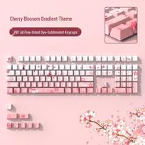 PBT dažų sublimacijos Sakura animacinių personažų klavišų dangteliai mechaniniams klaviatūroms 38*16*3 cm