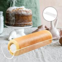 Akrilinė U formos pyrago vyniotinio formavimo forma Šveicariško vyniotinio Šveicariško vyniotinio kūgių forma Kepimo įrankis Virtuvės desertų gaminimo formos