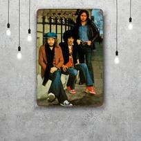 Thin Lizzy Grupės Senovinis Skardinis Ženklas Namų Dekoras Sienų Dekoras Menas Sieninė Tapyba Kambario Dekoras Dekoras Retro Metalo Ženklas Plokštelė Baro Plakatai 20x30cm（7.8x11.8inch）