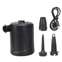 Quickly Electric Airs Mattress Pump Portable Quickly Fill Inflator Deflator Airs Pump with 3 Nozzles Fast Inflation Pump 1 black