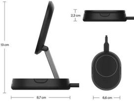 BELKIN Boost Charge Qi2 15W black without power supply