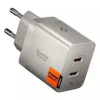 Spigen EE472EU-GAN travel charger | 47W | GaN | USB-C, USB-A | gray