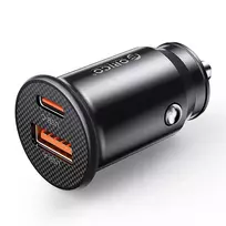 Orico PowerMini Car Charger | 30W | PD, QC, PPS | USB-C, USB-A | black