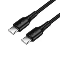 Hoco X120 data transfer and charging cable | USB-C to USB-C | PD, QC 3.0 | 60W | 1m | black
