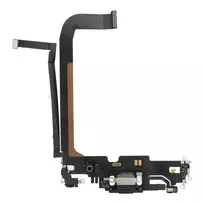 OEM USB flex charging cable for iPhone 13 Pro Max black (pulled)