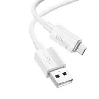 Hoco X107 data transfer and charging cable | USB-A to Micro USB | 12W | 1m | white