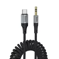 Hoco 3.5 mm AUX Jack to USB-C Cable, 1.5 m UPA33B black