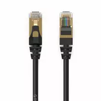 Orico PUG-C7 CAT7 10Gbps RJ45 Ethernet Network Cable Internet LAN Round 1m - Black