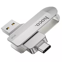 Hoco 32GB Flash Drive USB 3.0 (USB A + USB C) UD10 silver