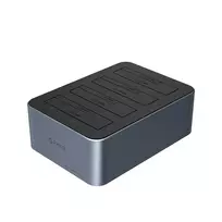 Orico 6646C3-C 4-Drive Docking Station with Offline Clone Function 2.5"/3.5" SATA HDD/SSD - Gray