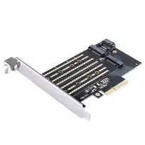Orico PDM2 PCI-E 3.0 x4 Expansion Card for M.2 NVMe and SATA Drives - Black