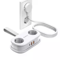 Orico APP 15.5W 5-in-1 Power Strip 2x AC + 2x USB-A + 1x USB-C - White