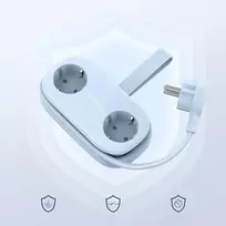 Orico AP3 65W GaN 6-in-1 Power Strip 2x AC + 2x USB-A + 2x USB-C - Blue