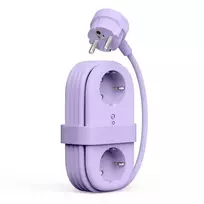 Orico AP3 65W GaN 6-in-1 Power Strip 2x AC + 2x USB-A + 2x USB-C - Purple