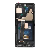 OEM LCD Display for SAMSUNG S20 Ultra Black SOFT OLED with frame