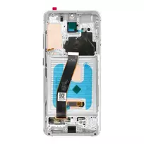 OEM LCD Display for SAMSUNG S20 4G White SOFT OLED with frame