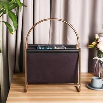 Nordic Iron Magazine Rack Desktop Organizer Artistic Bedside Metal Shelf for Books And Magazines Home Decor