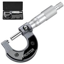 Proster Digital Micrometer Outside Micrometer Micro Gauge Thickness Measuring Instrument with Case 0-25mm 0.01mm