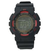 Digital Solar Black x ADWW15039RCSOL3 [Arias] Radio-Controlled Watch, Men's, Red, juoda