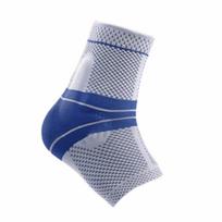 Knitted Sports Ankle Brace Breathable Lightweight Ankle Compression Sock Comfortable Elastic Ankle Support Sleeve L pilka