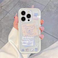 Floral kitten and puppy three-in-one colorful for Apple 16/15iphone13/XR/MAX Huawei mobile phone case Apple 11