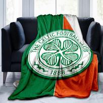 Cel-tic Football Club Crest Printed Throws Blanket Soft Flannel Blankets for Couch Bed Gifts for Men Women Picnic blanket Christmas gifts 75x90cm
