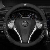 lfcsw2 Car Steering Wheel Cover Nissan Qashqai Juke X-Trail Patrol Note Leaf Altima Maxima Micra Murano Rogue Pulsar Sentra Teana Tiida