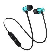 Magnetic Wireless Earphone Stereo Sports Waterproof Earbuds Wireless in-ear Headset with Mic mėlyna