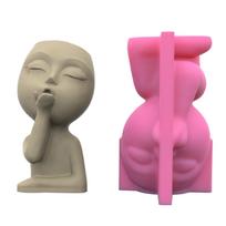 Succulents Flower Pot Resin Silicone Mold Suitable for Diy Garden Concrete Flower Pot Candle Holder Crafts Home Decor