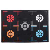 2mm Basketball Training Mat Mute Black Rubber Basketball Training System for Home Kids gray