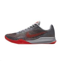 Nike KB Mentality 2 Wolf Grey Bright Crimson Men Sneakers Bright-Crimson-Black 818952-004 43