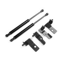 Heavy Duty Metal Lift Supports Engine Cover Shock Absorbers set for Safe & Stable Bonnet Operation in All Conditions 1 black