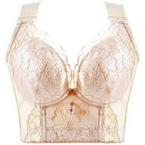 Moteriškas apatinis trikotažas su liemenėlėmis Sexy liemenėlė, nėriniuotas apatinis trikotažas Intimate Top Crop Top 3/4 puodelio BH nemokamas pristatymas moterims 34/75C smėlis
