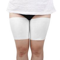 Comfortable Anti-Chafing High Elastic Thigh Strap Slouch Socks Leg Warmers Slimmer Band Thigh Bands 58-65cm balta