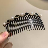 2022 Pearl Hair Comb - Stylish Bangs & Back-of-Head Hair Clip Accessory