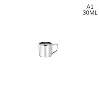 Nerūdijančio plieno pieno putų ąsotis Espreso garo kavos barista Craft Latte kapučino pieno puodelio putojimo ąsotis 30ML