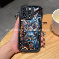 Mechanical gear skeleton for iPhone17 ProMax Apple 11/12/13/14/15/16 PRO phone case iPhone 7/8