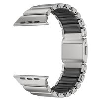 for Apple Watch Band Ultra 3 2 1 49mm 46mm 45mm 44mm Stainless Steel Rubber Metal Strap for Iwatch Series 11 10 9 8 7 6 5 SE3 49mm ULTRA 3 2 1
