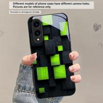 Animal Footprint Stone For Samsung Galaxy S20 S21 S22 S23 Plus S24 FE S25 Ultra S26 Edge S25+ S20+ S22+ Black Glass Phone Case Galaxy S26