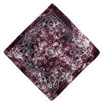 Square Scarf Hair Band Neck Scarf Cotton Bandana Hip Hop Paisley Headband Kerchief Neck Wrap Cashew Tie-dye Seamless Scarves DIY ruda