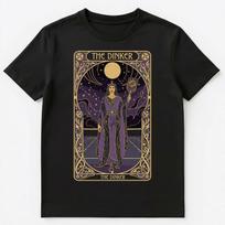 Pickleball Dinker Tarot Card Queen Racquet Sports Unisex T-shirt Tops Tees Unisex XL