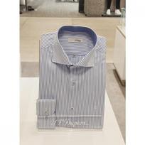 S.t. Dupont Clear Blue Tone Slim Fit Long Sleeve Shirt Se5sm21ls322sbu 95