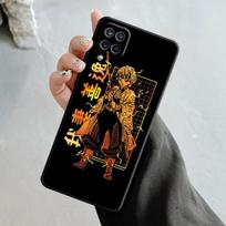 Shell, skirtas Samsung Galaxy A70 A70s A50 A30s A04s A20s A20e A02 A02s A03 A42 M52 M31 M04 dėklas Demon Slayer Nezuko Tanjirou Eye Samsung M31